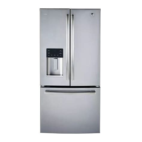 stainless steel cabinet depth french door refrigerator|costco ge counter depth refrigerator.